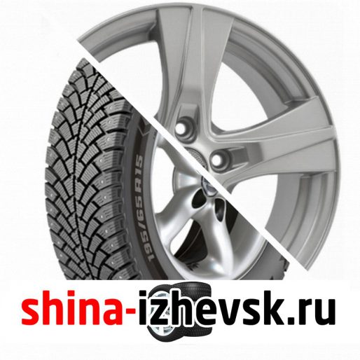 Колесо в сборе BF Goodrich G Force Stud 205/55 R16 Q 94 + NEO 643 6.5xR16 5×112 ET46 DIA57.1 Серебристый в Ижевске